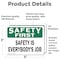 Signmission Safety Culture Sign, 5 in Width, Vinyl Decal, Rectangle OS-2PACK-CL-D-35-L-20009 - alternate 5